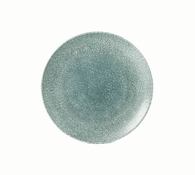 RAKU TOPAZ BLUE COUPE PLATE 28.8CM (CC-RKTB-EV11.1)(12)