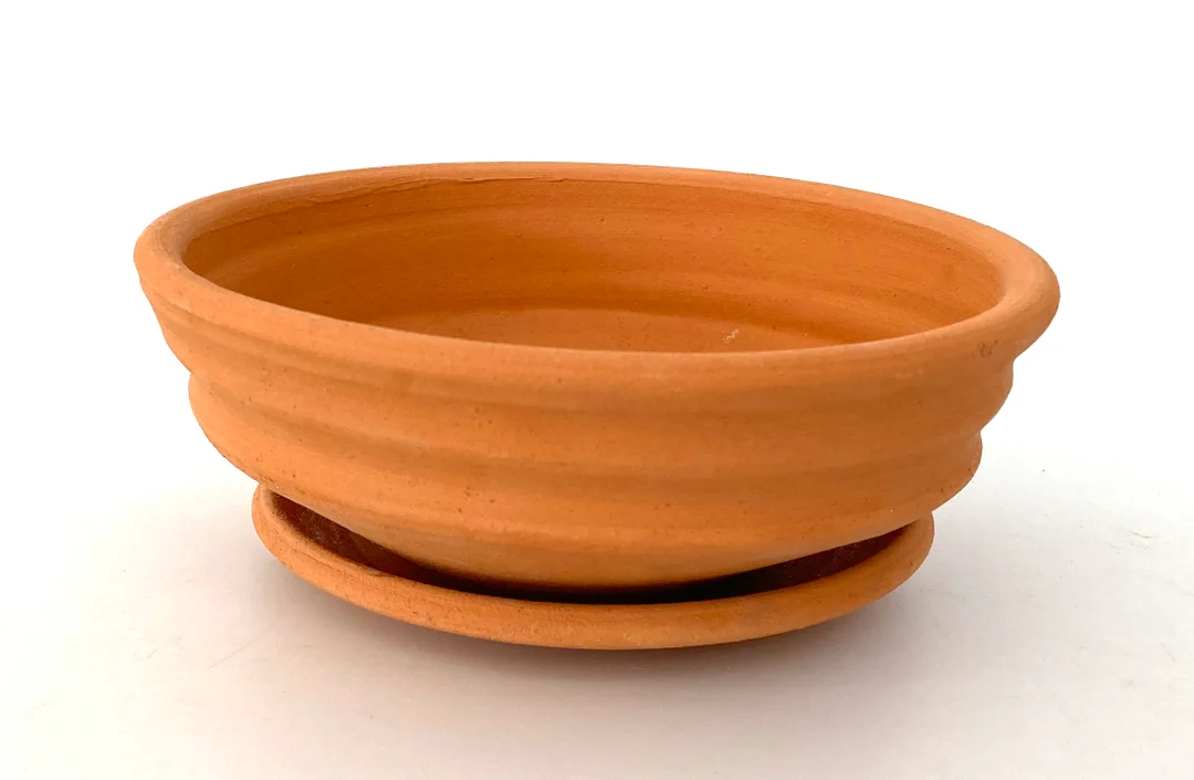 CLAY FLOWER POT UNGLAZED 8CM DIAMETER (S8POT)