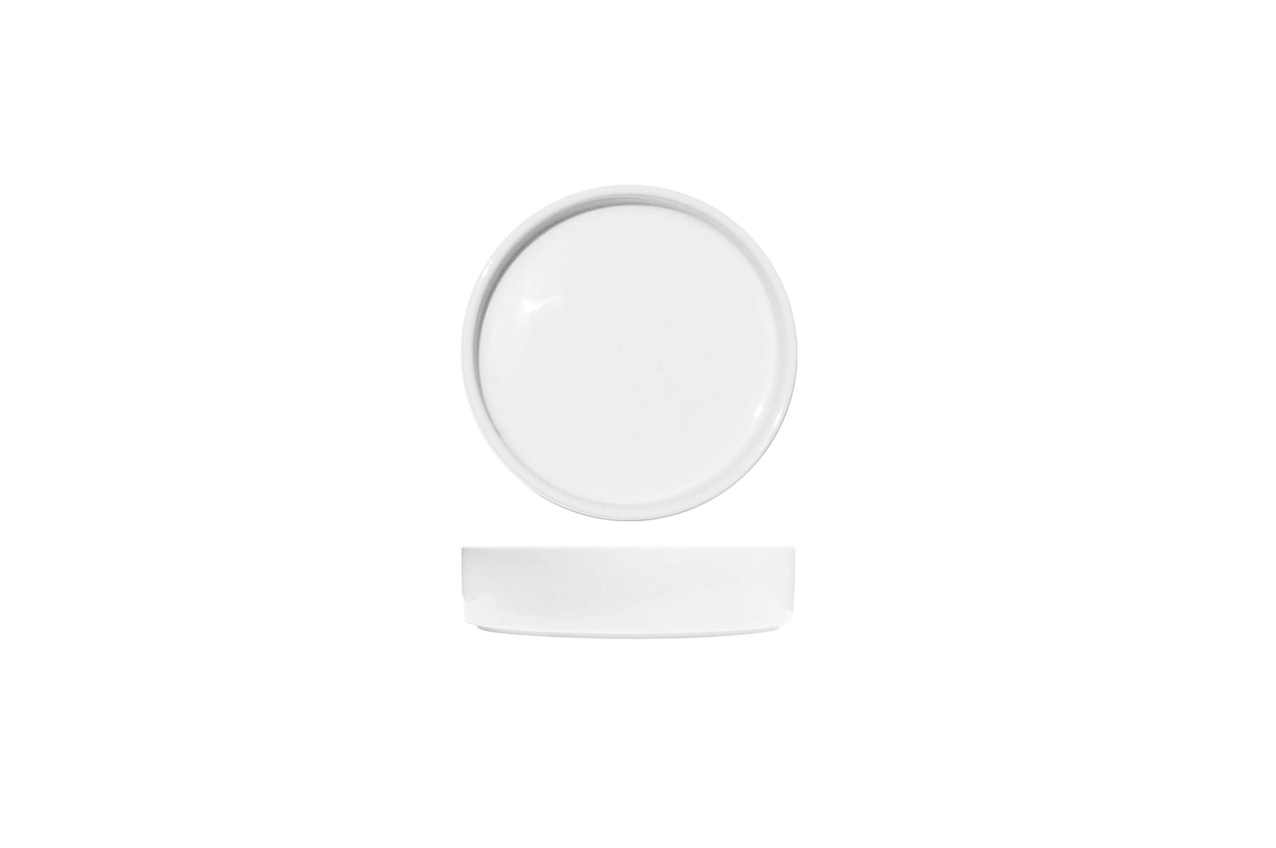 STUDIO WHITE CEREAL BOWL 17CM 600ML (DA-1073)(24)