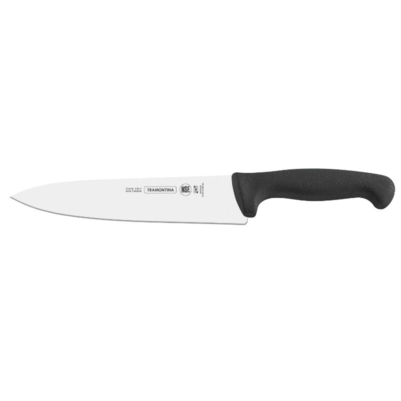 TRAMONTINA COOKS KNIFE BLACK 10"/25CM (24609/000)