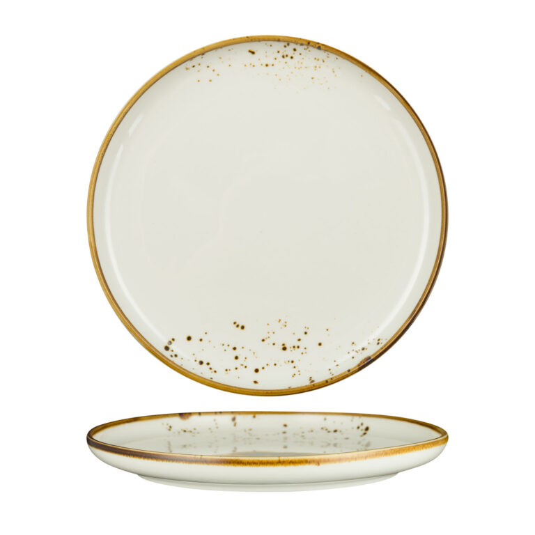 FYNBOS KAROO SAND ROUND PLATE 18CM (NG4520-18WH) (6)