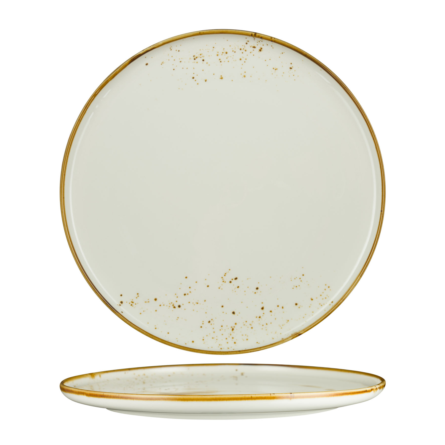 FYNBOS KAROO SAND ROUND PLATE 28CM (NG4520-28WH) (6)