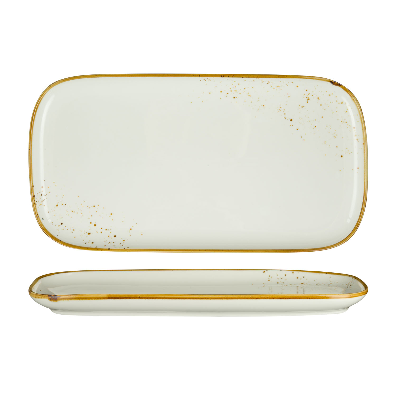 FYNBOS KAROO SAND RECT PLATE 35.5X18.5CM (NG4503-35WH)(4)