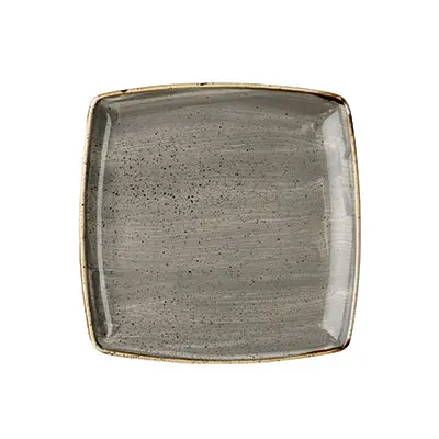 PEPPERCORN GREY SQUARE PLATE 26.8CM (CC-SPGS-DS10.1)(6)