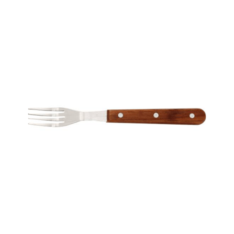 STEAK FORK DELUXE WOODEN HANDLE (KNS3125)
