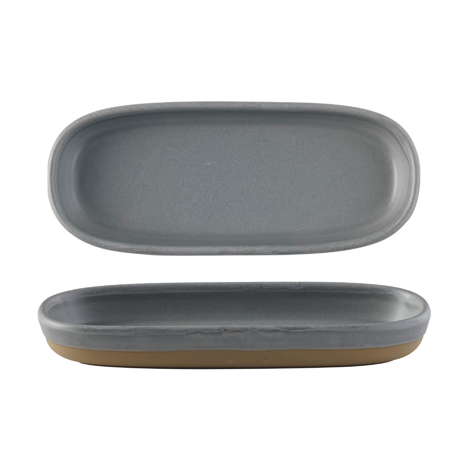 EMERGE SEATTLE GREY SHLLW TRAY 23X10X3CM (CC-EMGY-ET23.1)(6)