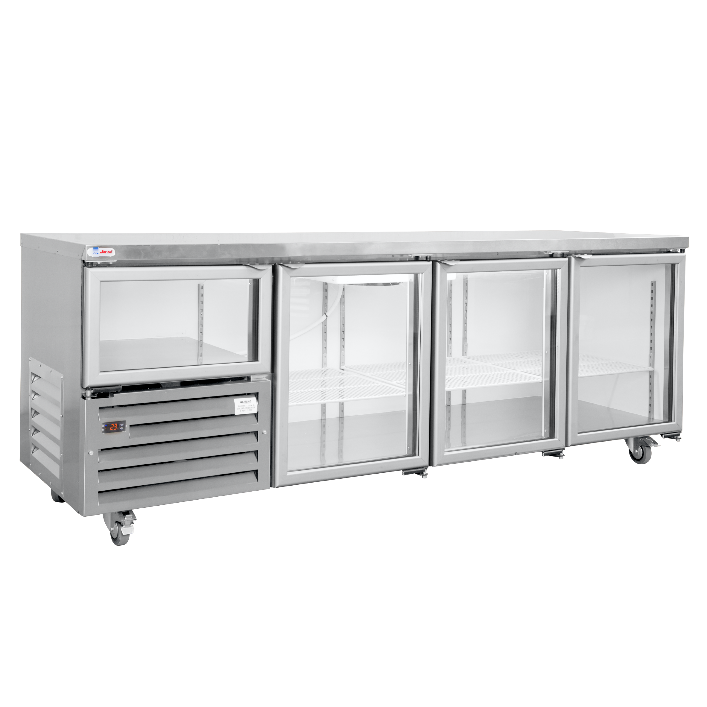 3.5 GLASS DOOR UNDERBAR FRIDGE (GD8S/CH)(750MM) 2.4 METER