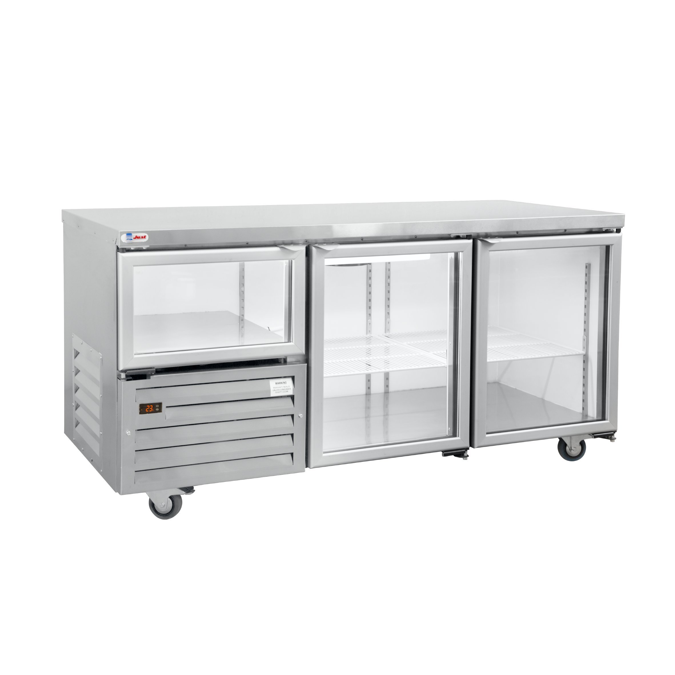 2.5 GLASS DOOR UNDERBAR FRIDGE (GD6S/CH)(750MM) 1.8METER