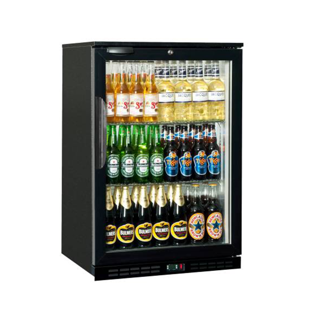 BACK BAR COOLER 1 DOOR HINGED SALVADORE (BBC1001)(BBC0001)
