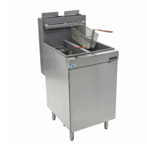 FISH FRYER 2 X18LT GAS ANVIL 533X760X1224MM (FFA3220)