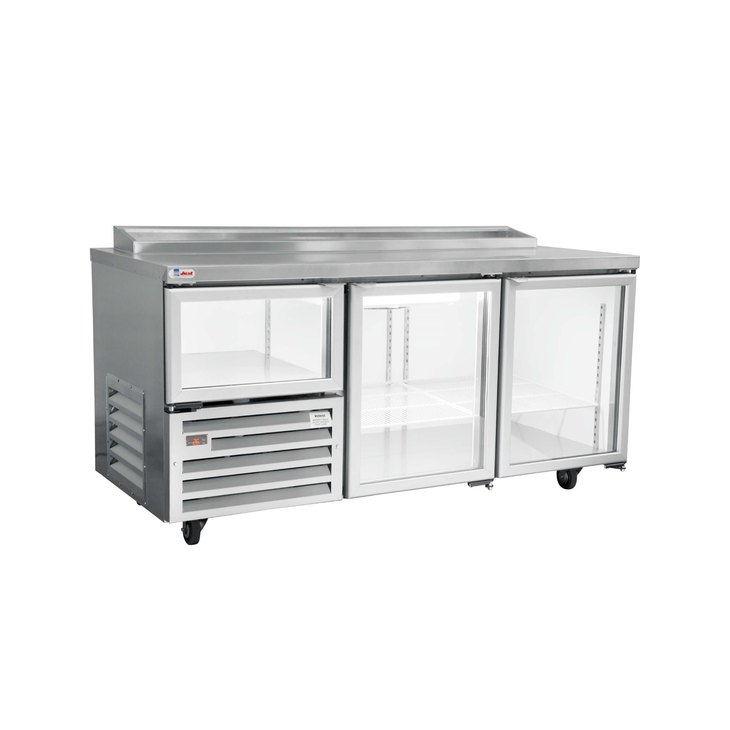 2.5 GLASS DOOR PIZZA TOP SGLRO W FRIDGE (GD6PZTH)