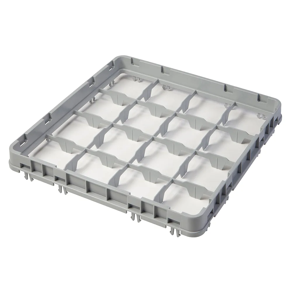 CAMBRO GLASS RACK EXTENDER 16 COMP GREY 5CM H (CEG0051)