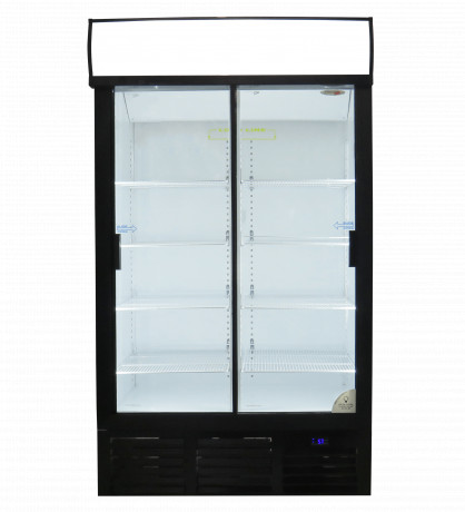 BEVERAGE COOLER DBL SLIDING DOOR W/HEADER 1980MM (ES1140)