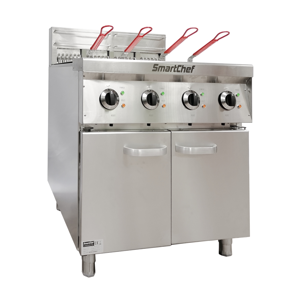 FRYER 2X15LT FLOOR MODEL ELEC SMARTCHEF  (KB/E-DZ-400G-2)