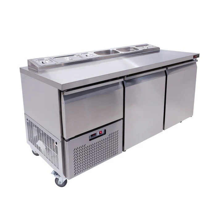 2.5 S/ST DOOR PIZZA TOP UNDER BAR 1800X750X915MM (UB18PA)