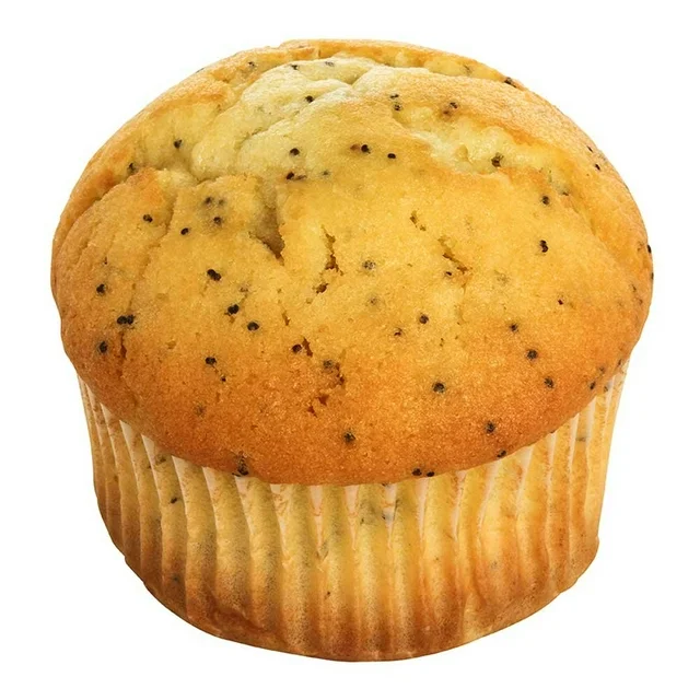 MUFFIN LEMON POPPY 55GR INDIVIDUALLY WRAPPED 48 S