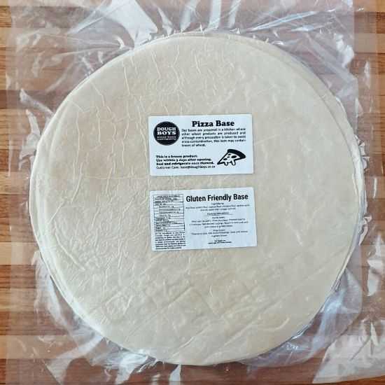 PIZZA BASES GLUTEN FREE 26CM (12 S) DOUGH BOYS