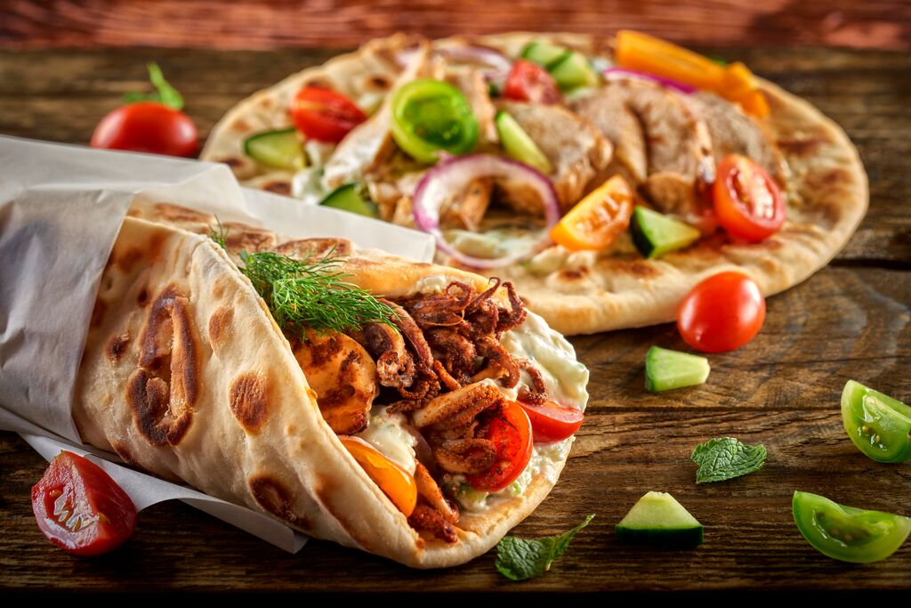 FLATBREAD CLASSIC PITA ROUND 8X(12X100G) RICHS (23939)