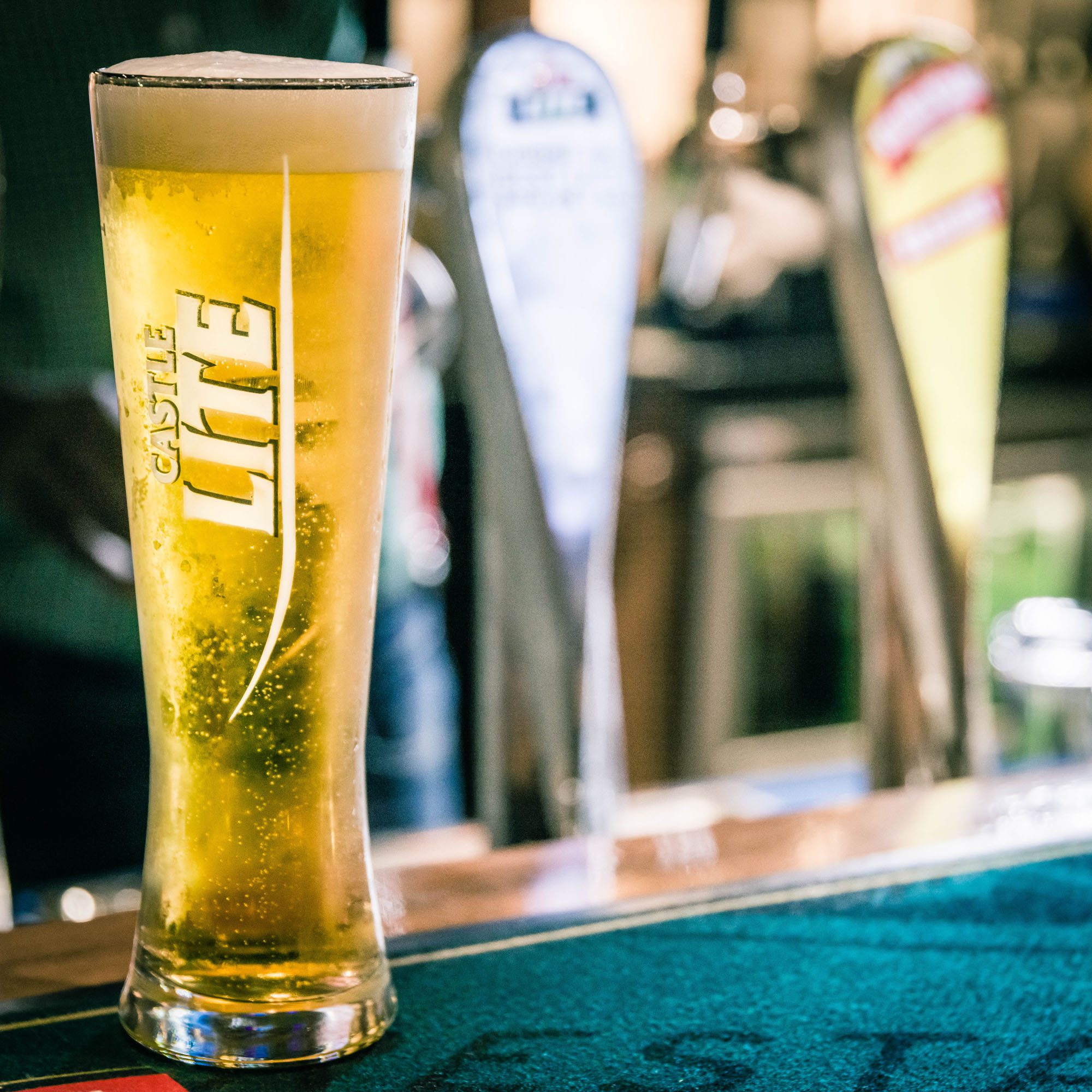 CASTLE LITE DRAUGHT 500ML ARC (BRANDED GLASS) (CLL500) (6)
