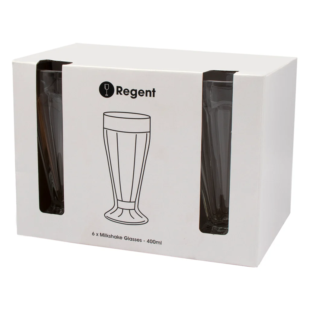 REGENT SODA/MILKSHAKE GLASS 400ML (12119)(6)