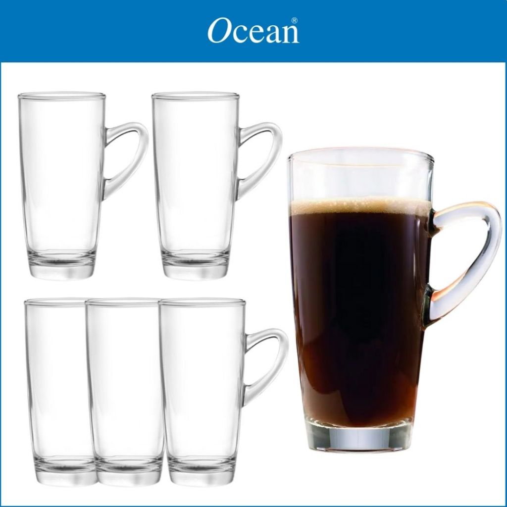 OCEAN KENYA SLIM GLASS MUG 320ML (1P01644) (6)