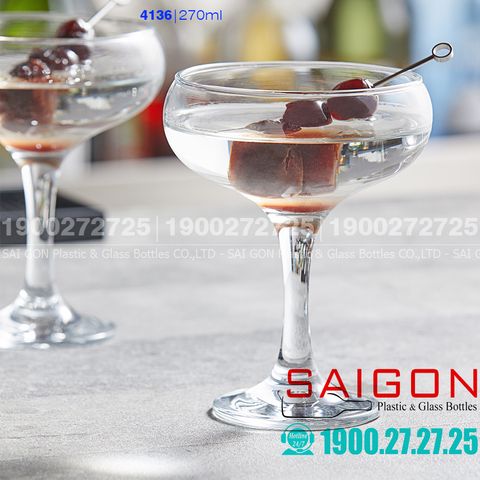 PASABAHCE COUPE SAUCER CHAMPAGNE 270ML (GG-44136)