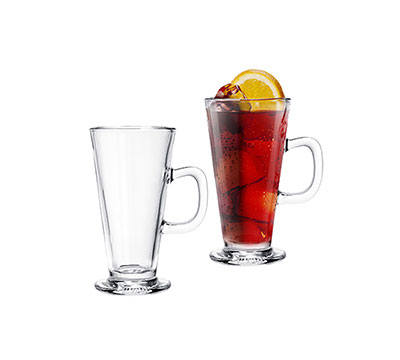 AQUA FOOTED MUG 285ML (M1-1PJF)(24)