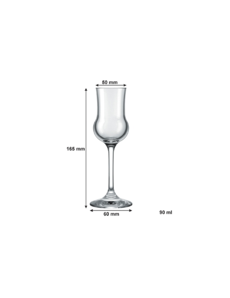 NADIR STEMMED ALAMBIC SHERRY GLASS 90ML (27058)(12)