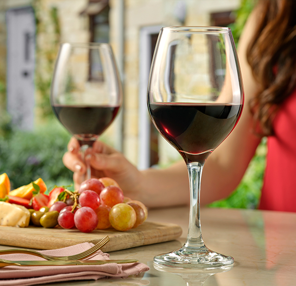 AMBER WINE GLASS 365ML (1100561)(GG-440265)(6)