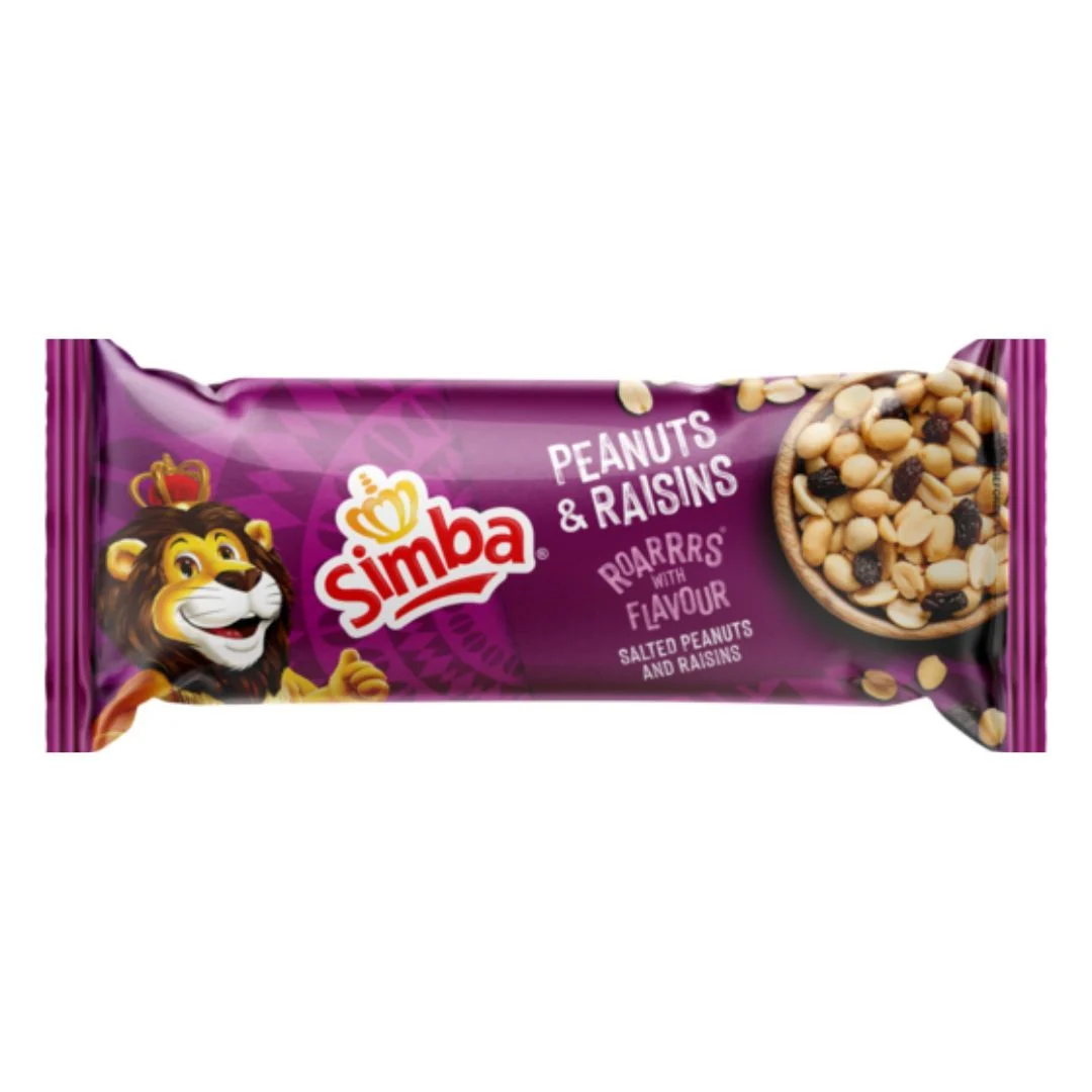 PEANUT & RAISIN SNACK SIMBA (24X60G) (3608)