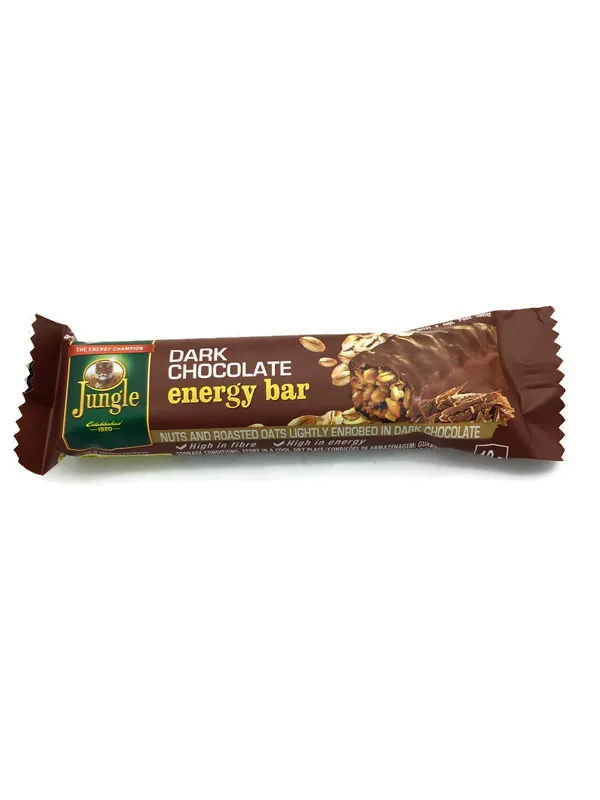 JUNGLE ENERGY BAR DARK CHOCOLATE (30X40G)