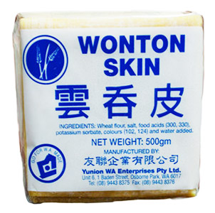 WONTON SKIN 500G (8X8CM) 