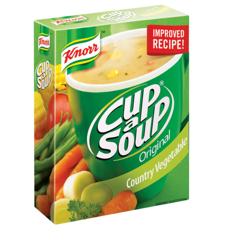 KNORR CUP A SOUP COUNTRY VEG 80G (4 S) (25783)