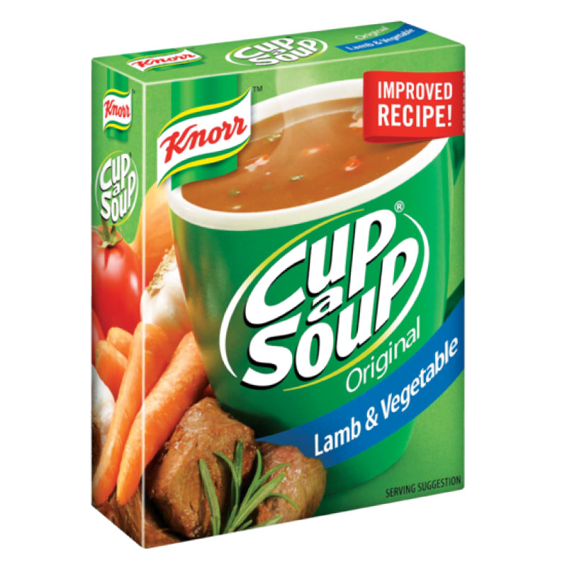 KNORR CUP A SOUP LAMB & VEG 80G (4 S) (02118)
