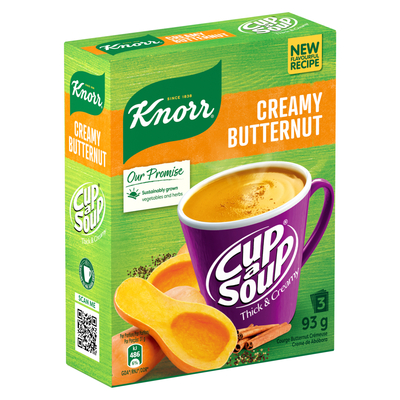KNORR CUP A SOUP BUTTERNUT 93G (4 S) (01302)