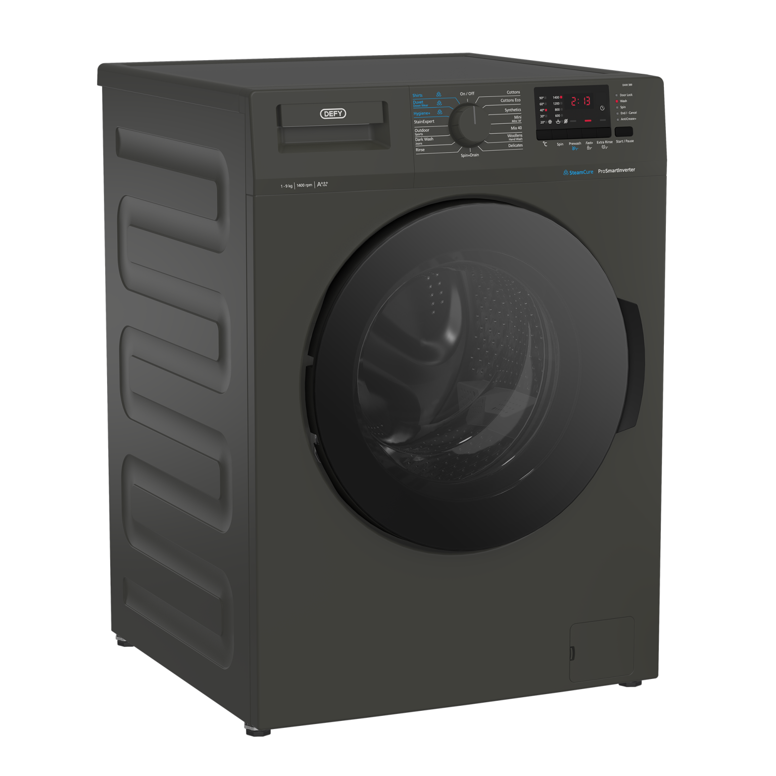 DEFY FRONT LOADER WASHER 9KG STEAMCURE DAW389 (77381)