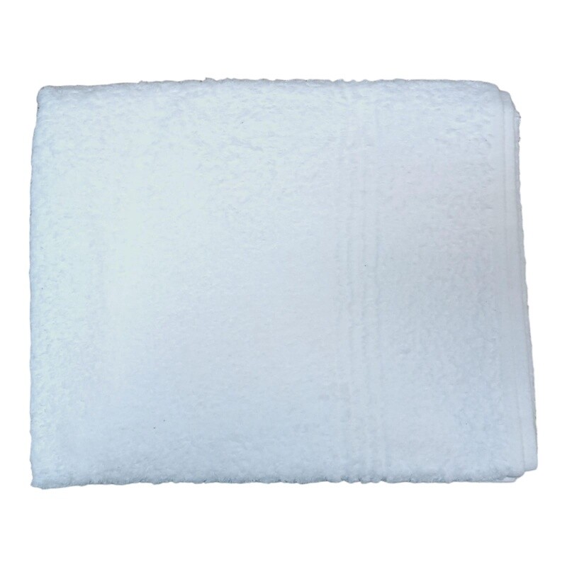 BATH TOWEL WHITE 70X135 (550G) (3920)