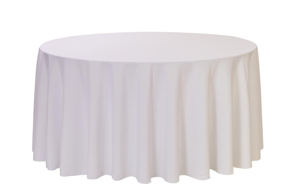 TABLE CLOTH WHITE POLYTEQ 3M R OUND (PT300R)