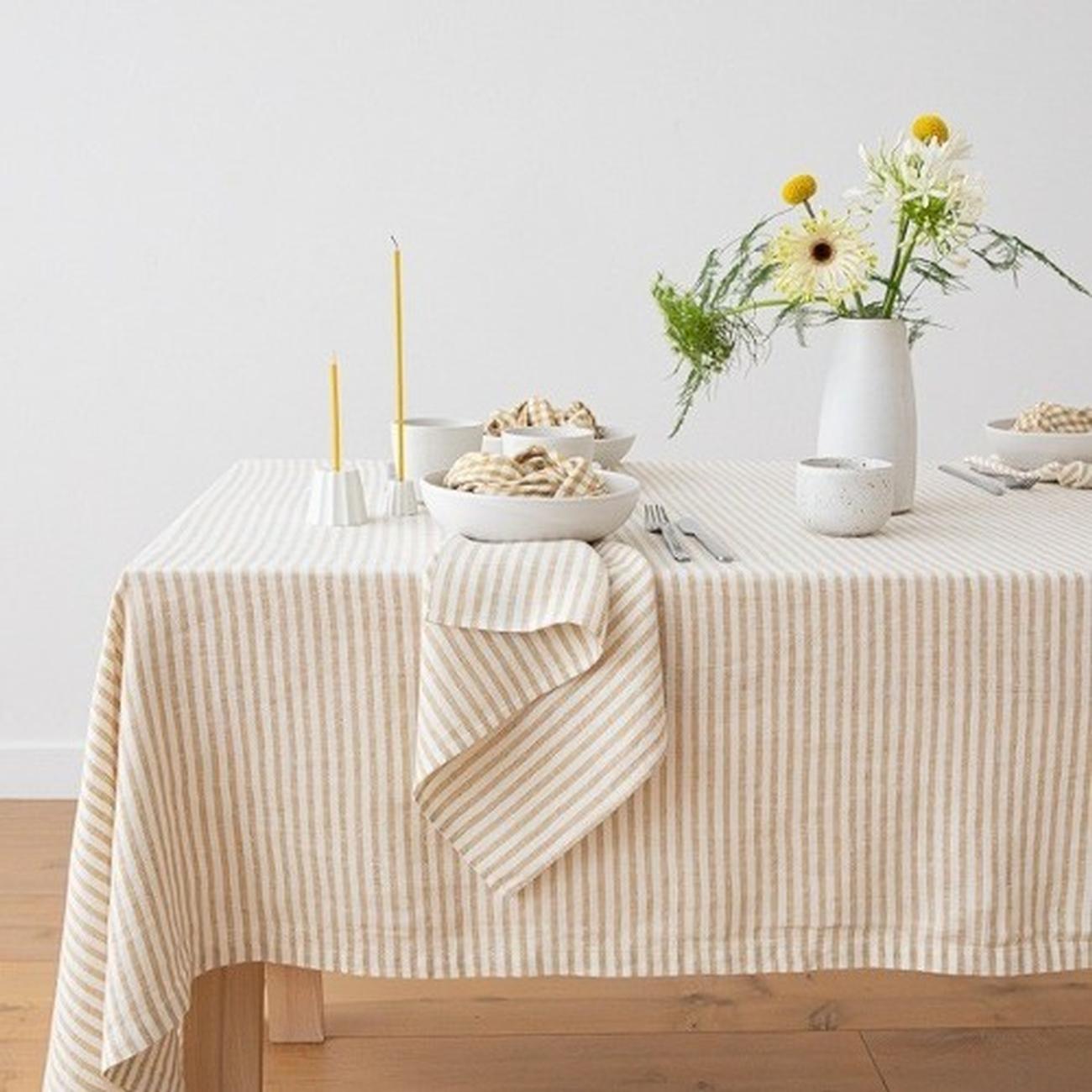 NAPKIN LINEN SAND 43X43CM (MOREA9)