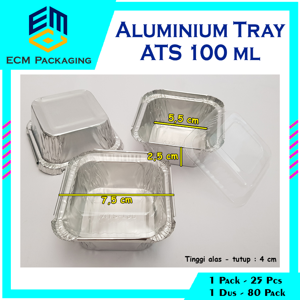 TRAY ALUMINIUM 7233P 100 S 