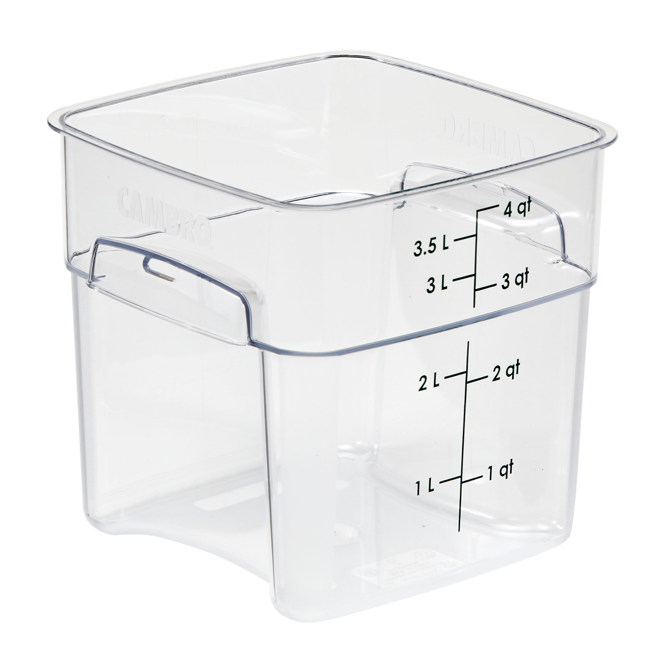 CAMBRO STORAGE CONTAINER CLEAR 4LT (SCS4004-C)