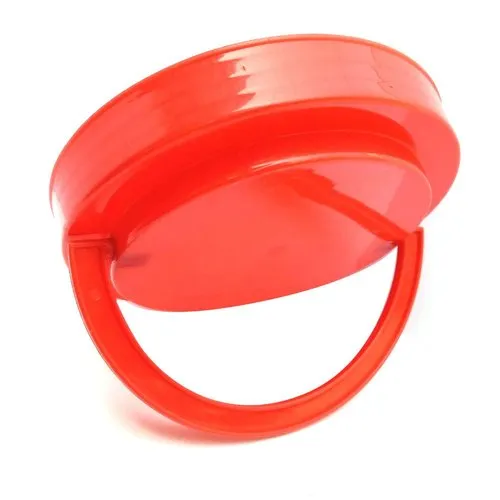 LID PLASTIC RED 120MM (200 S) 