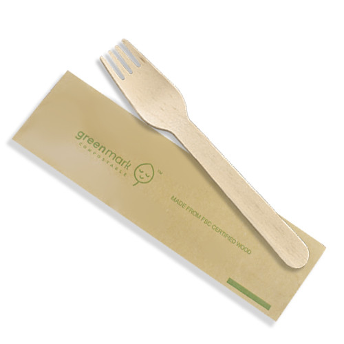 WOODEN FORK  (100S) INDIVIDUALLY WRAPPED