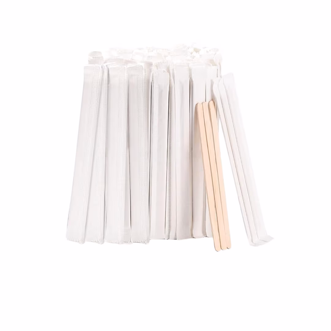 CLEAR COFFEE STIRRERS (1000) INDIVIDUALLY WRAPPED