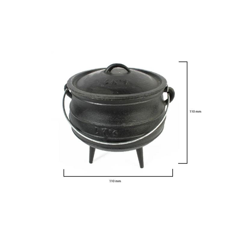POT CAST IRON 3-LEG SMALL 350ML LKS (140/13)
