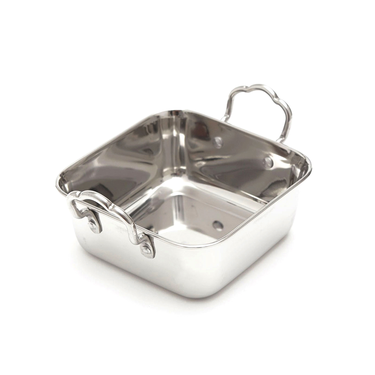MINI S/STEEL SQUARE ROASTING PAN 135MM (MSS0135)