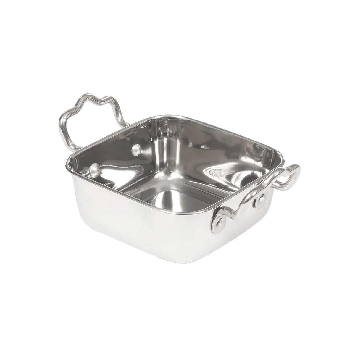 MINI S/STEEL SQUARE ROASTING PAN 115MM (MSS0115)