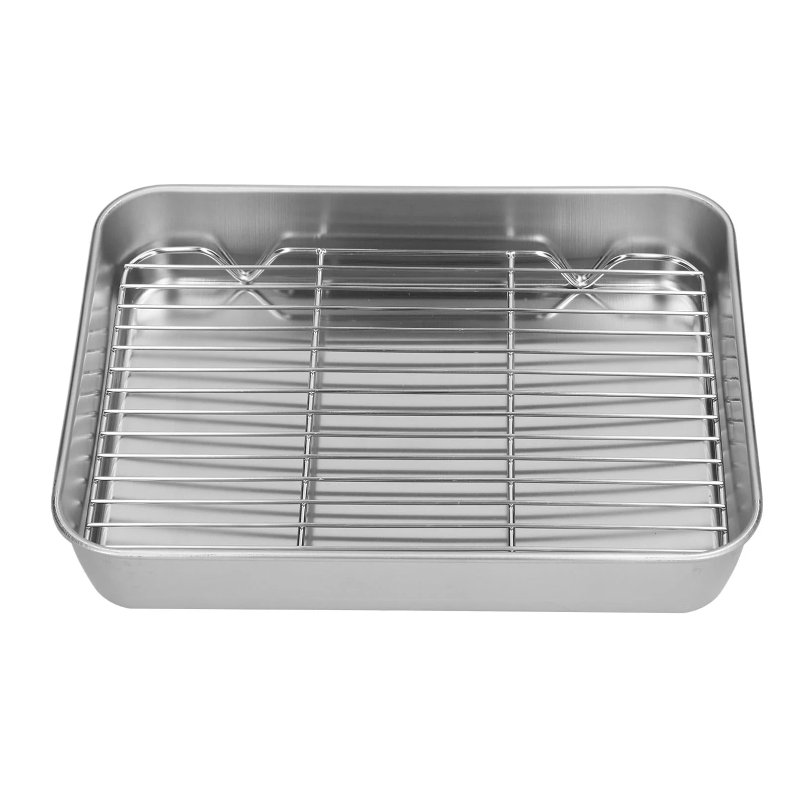 ROASTING PAN S/STEEL RECT SET 390X290X160MM (RSR0001)