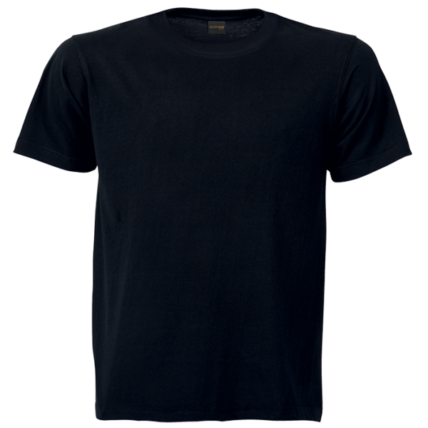 T-SHIRT CREW NECK 145G BLACK 3XLARGE (13293)(TST145B)