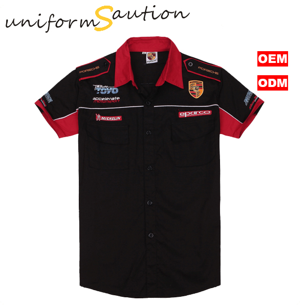 SHIRT RACING PIT RED/BLACK 1XLARGE (L0-RA)